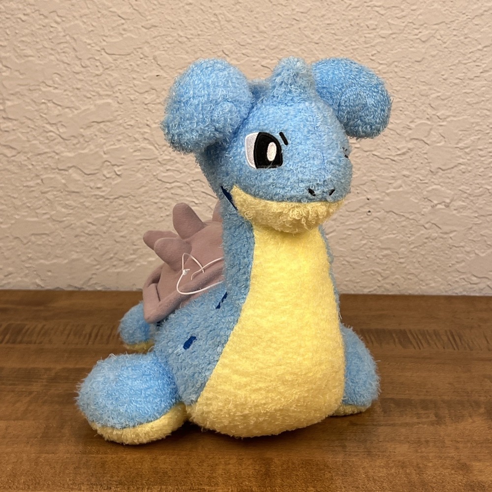 Pokemon Lapras Plush Doll Winking Relax Time BANPRESTO Kawaii Japan Prize - Picture 11 of 14